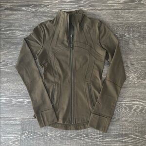 lululemon athletica Define jacket in size 2 olive green